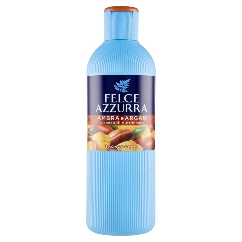 Kūno prausimosi želė Felce Azzurra Body Wash, Amber & Argan, 650 ml