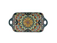 Kvadrat. lėkštė AURORA Boho, 32 x 16 cm
