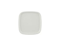 Kvadratinė lėkštė AURORA Nordic White, 10 cm