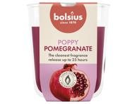 Kvapni žvakė stiklinėje BOLSIUS granatai, 80, 73 mm