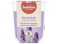 Kvapni žvakė stiklinėje BOLSIUS LAVANDER, 80, 73 mm