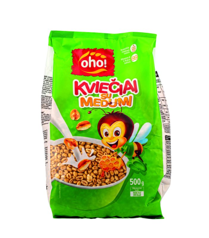 Kviečiai su medumi OHO!, 500 g