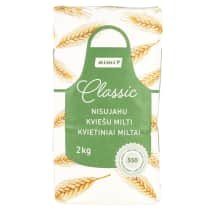Kvietiniai miltai RIMI, 550 C, 2 kg