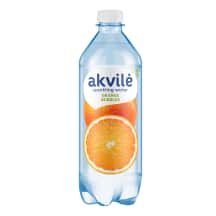 L. gaz. stalo vanduo AKVILĖ, apels. ar., 0.6 l