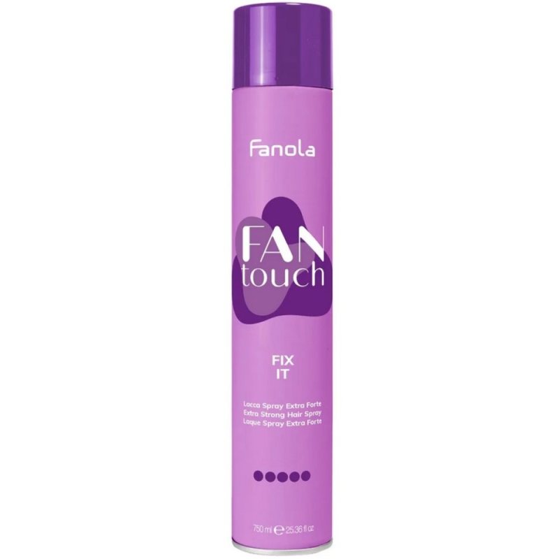 Labai stiprios fiksacijos plaukų lakas Fanola FanTouch Fix It, 750 ml