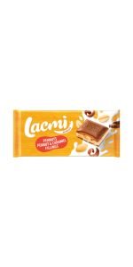 Lacmi Pieninis šokoladas su žemės riešutais, 90 g