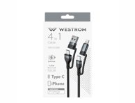 Laidas 4-in-1 WESTROM, 1 m