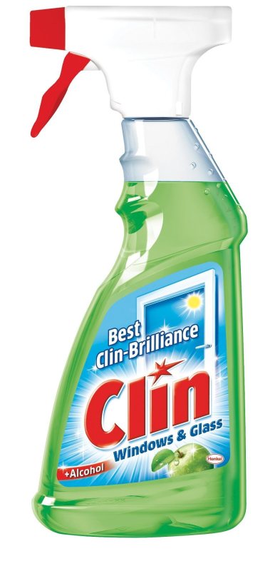 Langų valiklis CLIN Apple su purkštuku, 500 ml