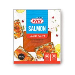 Lašišų filė VIČI, sūdyta, pjaust., 100 g