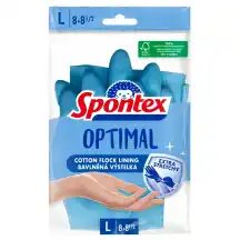 Latekso pirštinės SPONTEX, L, AW26