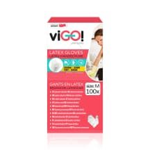 Latekso pirštinės VIGO, M, 100 vnt
