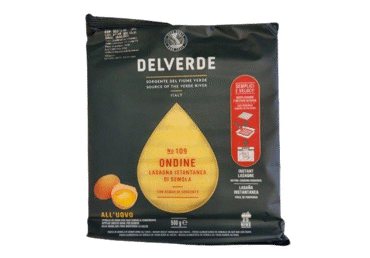 Lazanijos lakštai DELVERDE, Nr. 109 (su kiaušiniais), 500 g