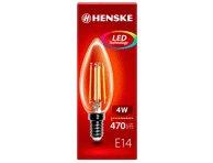 LED lemputė C35 E14 4W 420lm HENSKE
