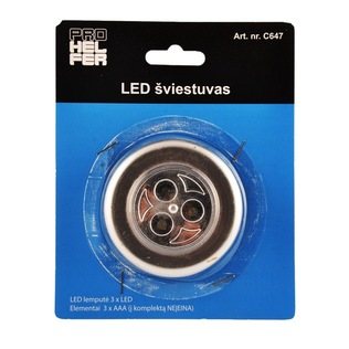 LED šviestuvas PROHELFER, art. C647, 1 vnt