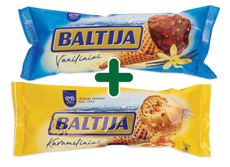 Ledai vafliniame ragelyje BALTIJA