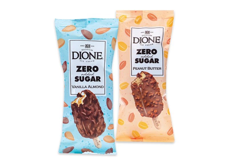 Ledams ant pagaliuko DIONE ZERO SUGAR, 90 ml