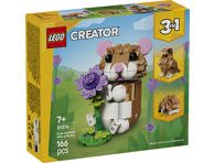 LEGO konstruktorius Mielas žiurkėnas su gėle 31376