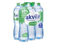 Lengvai gazuotas mineralinis vanduo AKVILĖ, 1.5 l