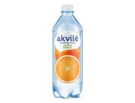Lengvai gazuotas stalo vanduo su apelsinų aromatu AKVILĖ, 600 ml