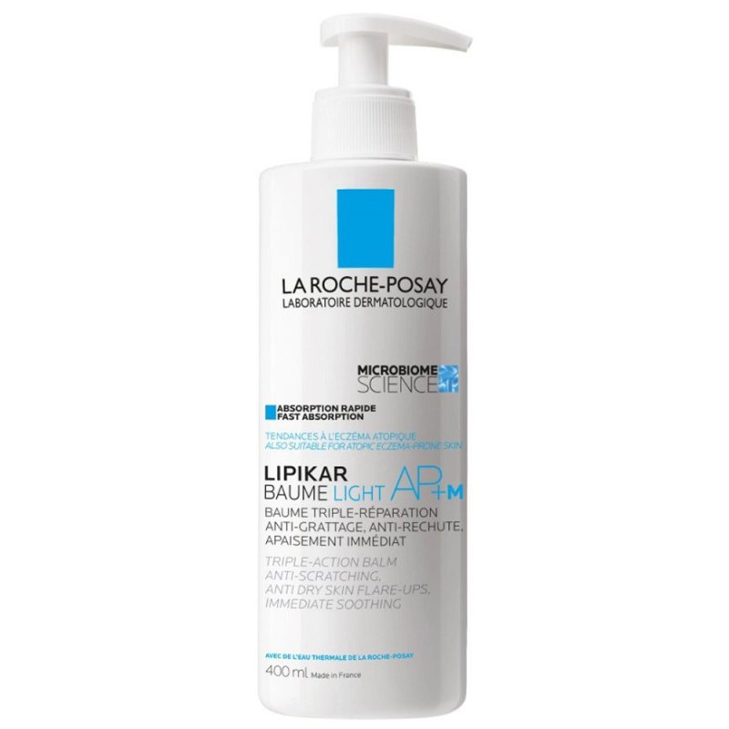 Lengvas kūno balzamas La Roche-Posay Lipikar Baume Light AP+M, 400 ml