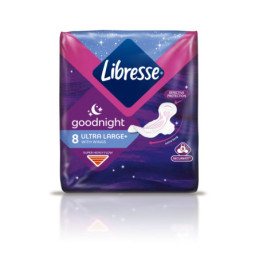 LIBRESSE Ultra Night paketai, 8 vnt