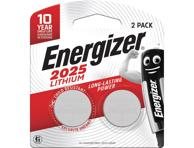 Ličio baterijos ENERGIZER CR2025, 2 vnt