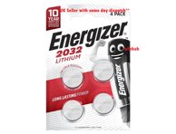 Ličio baterijos ENERGIZER CR2032, 4 vnt