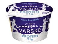 Liesa varškė GRAIKIŠKA AMFORA PROTEIN be laktozės, 0,9 % rieb., 200 g