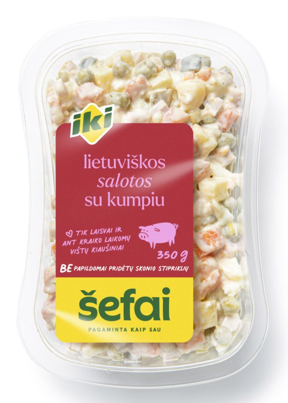 LIETUVIŠKOS salotos su kumpiu, 350 g