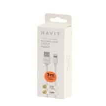 Lightning-usb cable Havit 8502, 3 m