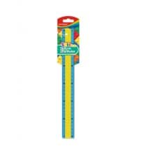 Liniuotė KEYROAD LEGO, įvairių spalvų, 30 cm