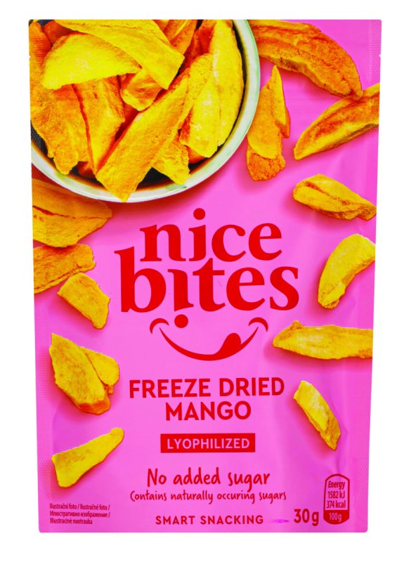 Liofilizuoti mangai NICE BITES, 30 g