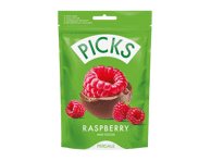 Liofilizuotos avietės PICKS su pieniniu glaistu, 90 g