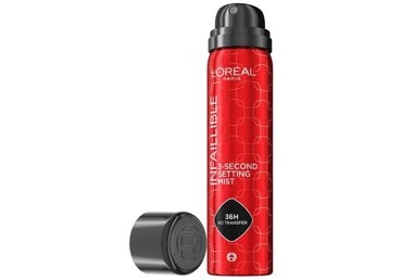 L'Oreal Paris Infaillible 3 Second Setting Mist makiažo fiksatorius, 75 ml