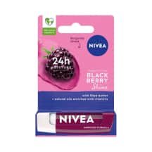 Lūpų balzamas NIVEA BLACKBERRY SHINE, 4.8 g
