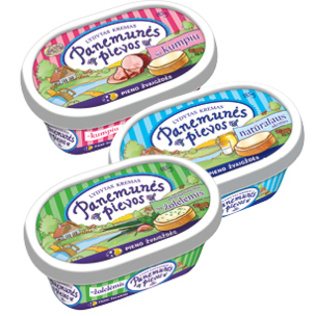 Lyd. kremas PANEMUNĖS PIEVOS (3 rūš.), 22% rieb., 160 g