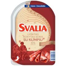 Lyd. rūk. sūris su kumpiu SVALIA, 45 %, 150 g