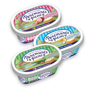 Lydytas kremas PANEMUNĖS PIEVOS (3 rūšių), 160 g