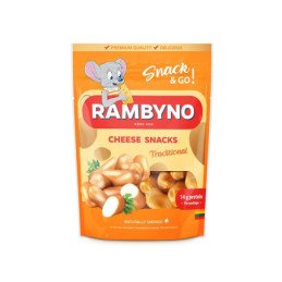Lydytas rūkytas sūrio užkandis RAMBYNO,TRADICINIS,45%r., 75 g