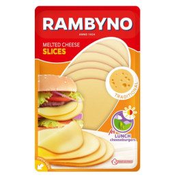 Lydytas sūris RAMBYNO, 45% rieb., riekelėmis, s.m., 150 g