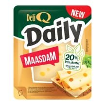Maasdam sūrio riek. DELI Q DAILY, 100 g