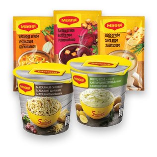 MAGGI tirp. sriuboms ir makaronams indel. (įv. rūš.)