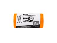 Maisto atliekų rūšiavimo šiukšlių maišai, 25 vnt., 25 vnt
