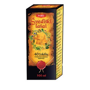 Maisto papildas JUTAVIT ŠVEDIŠKI LAŠAI, 500 ml