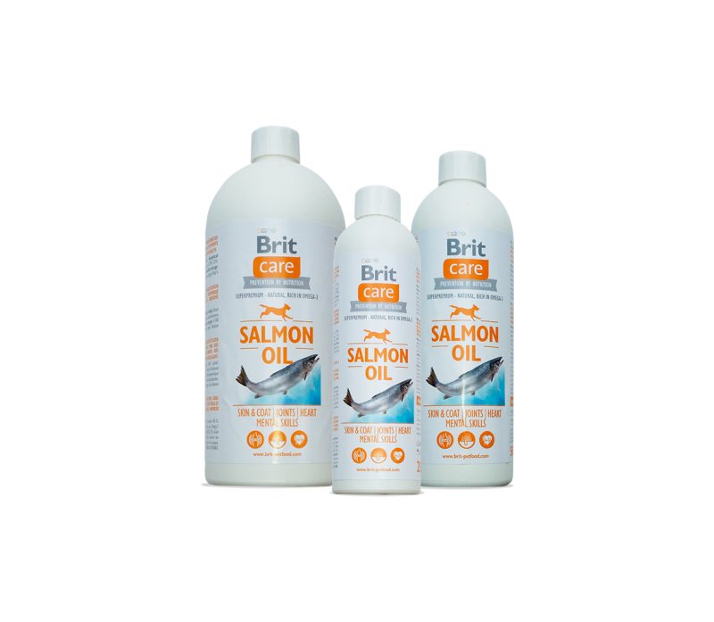 Maisto papildas šunims Brit Care lašišų aliejus, 500 ml
