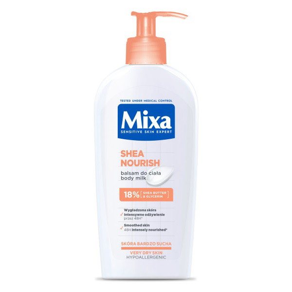 Maitinamasis kūno balzamas MIXA Shea Nourish, 400 ml