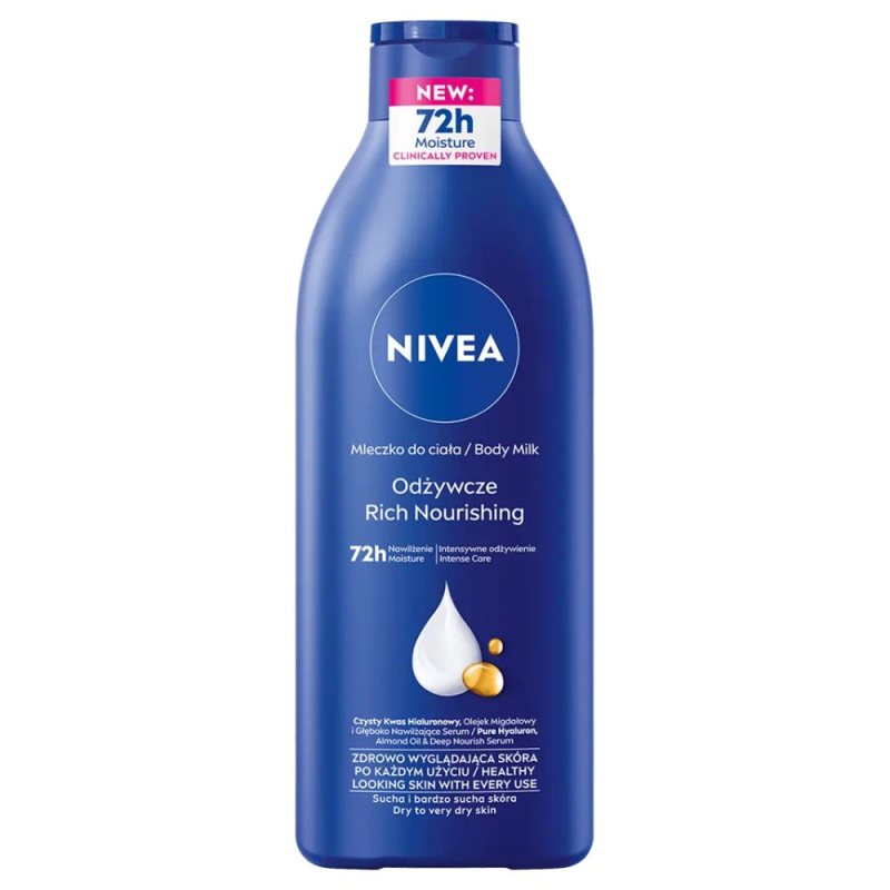 Maitinamasis kūno pienelis Nivea, 400 ml