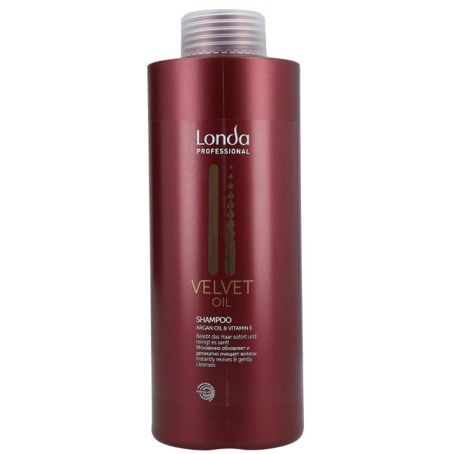 Maitinamasis šampūnas su argano aliejumi Londa Professional Velvet Oil Shampoo, 1000 ml