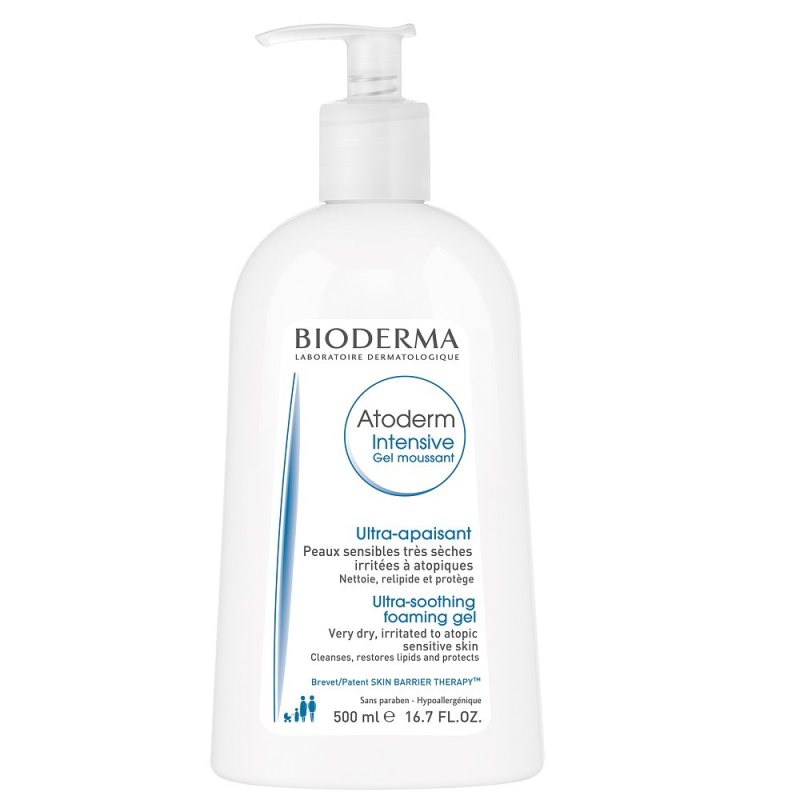 Maitinamoji valomoji kūno želė Bioderma Atoderm Intensive Gel Moussant, 500 ml