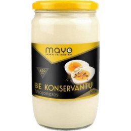 Majonezas be konservantų MAYO 62%, 650 ml